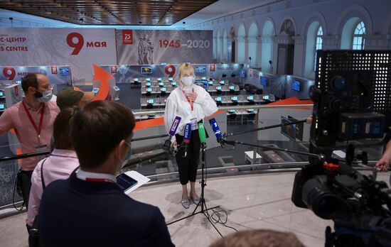 International Press Center's work at Manezh