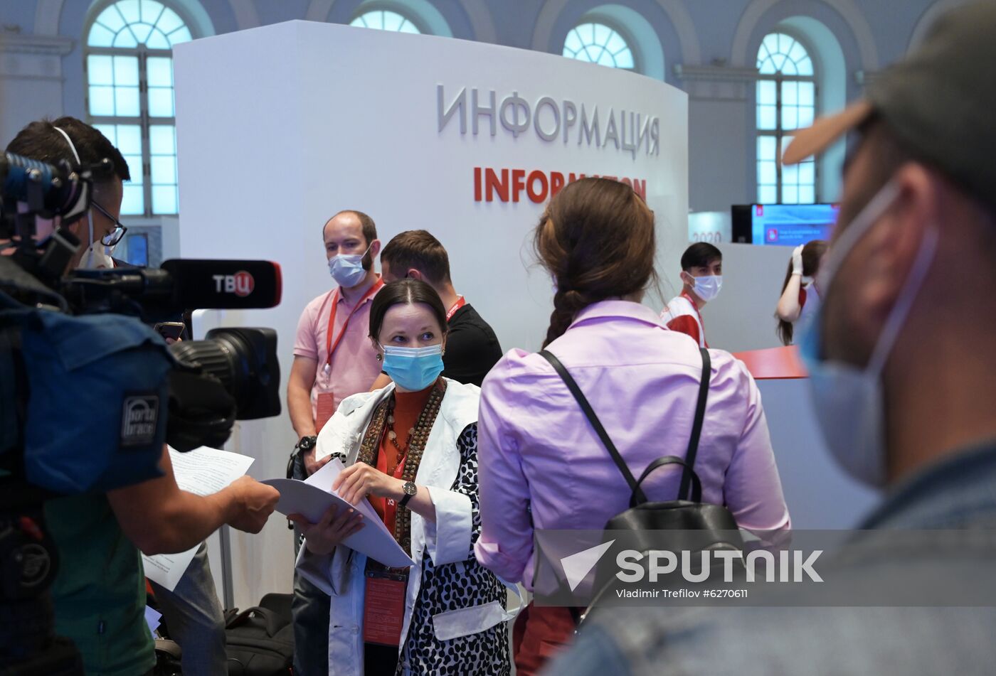 International Press Center's work at Manezh