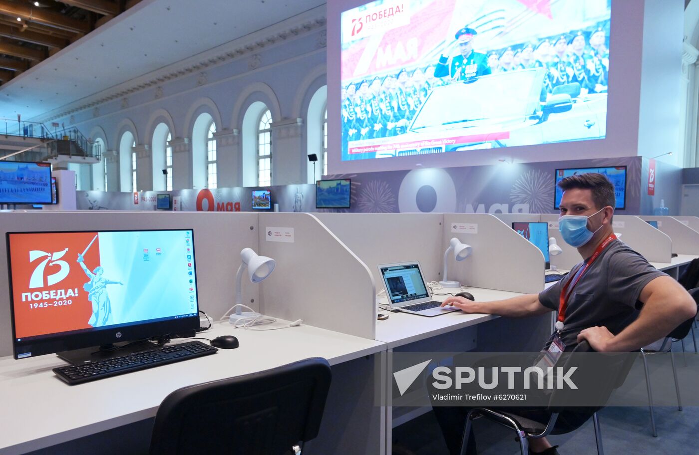 International Press Center's work at Manezh