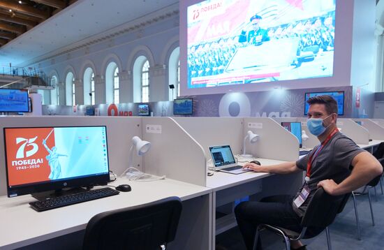 International Press Center's work at Manezh