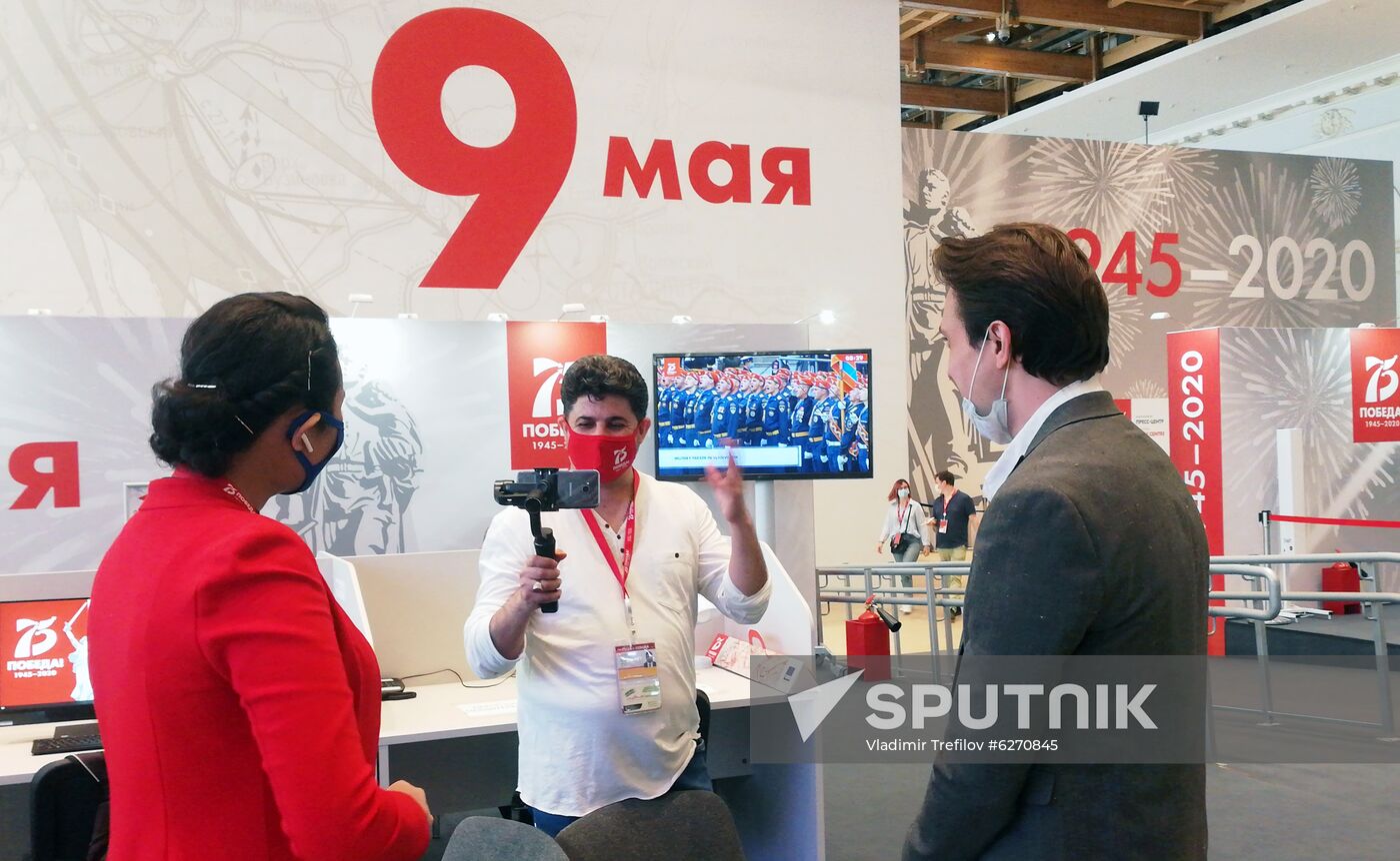 International Press Center's work at Manezh