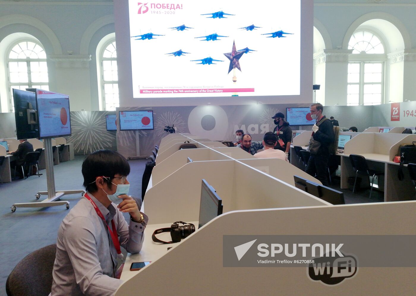 International Press Center's work at Manezh