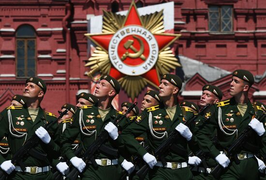 Military parade to commemorate 75th anniversary of Victory in World War II
