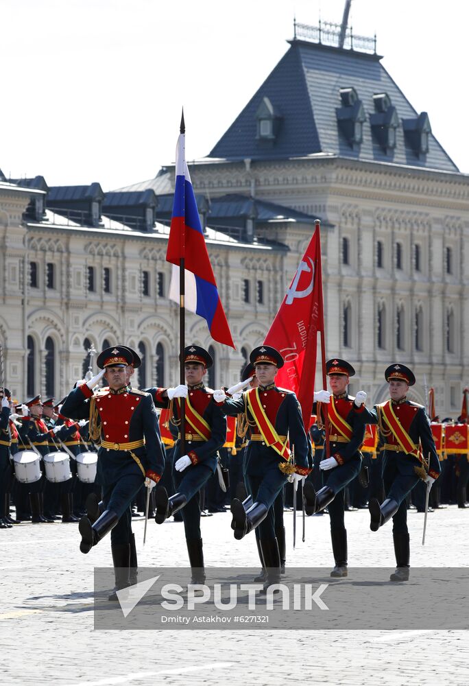 Russian President Vladimir Putin takes part in military parade to mark 75th anniversary of Victory in World War II