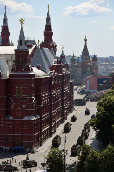 Military parade to commemorate 75th anniversary of Victory in World War II