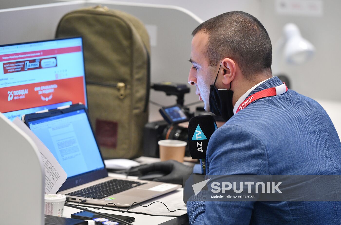International Press Center's work at Manezh