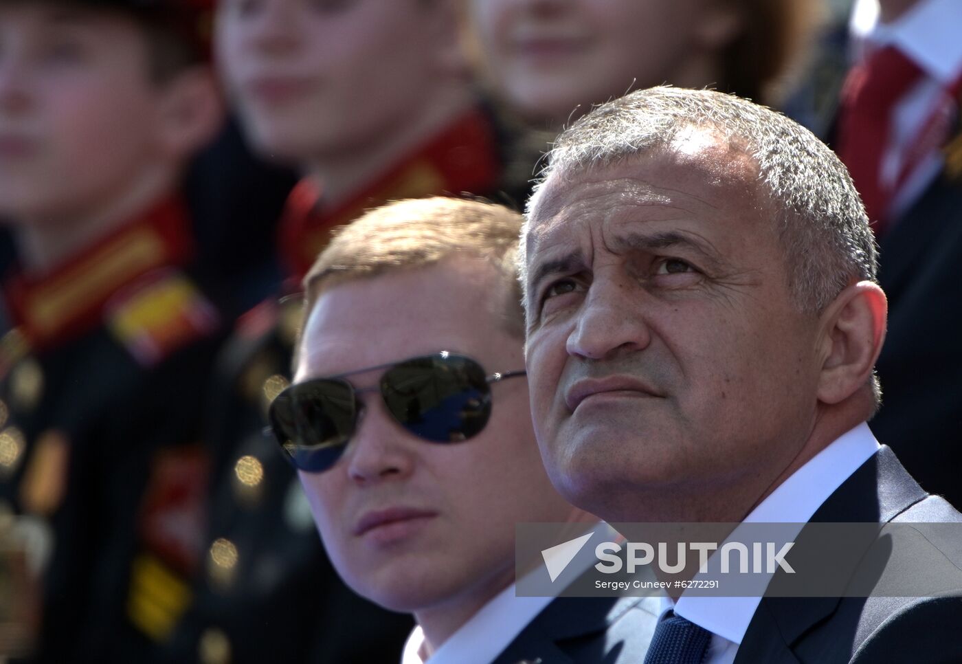 Russian President Vladimir Putin takes part in military parade to mark 75th anniversary of Victory in World War II
