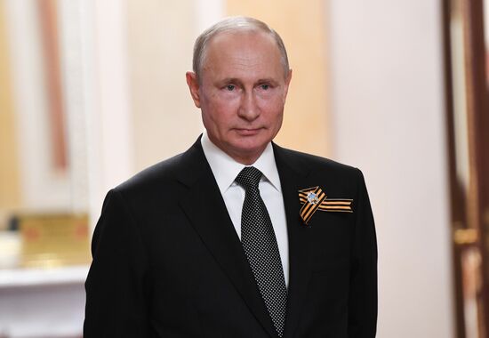 Russia Putin WWII Victory Anniversary