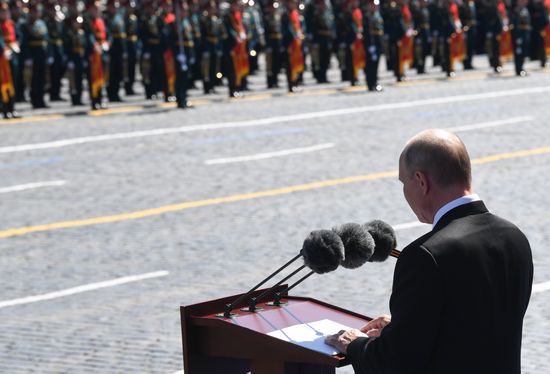 Russia Putin WWII Victory Anniversary