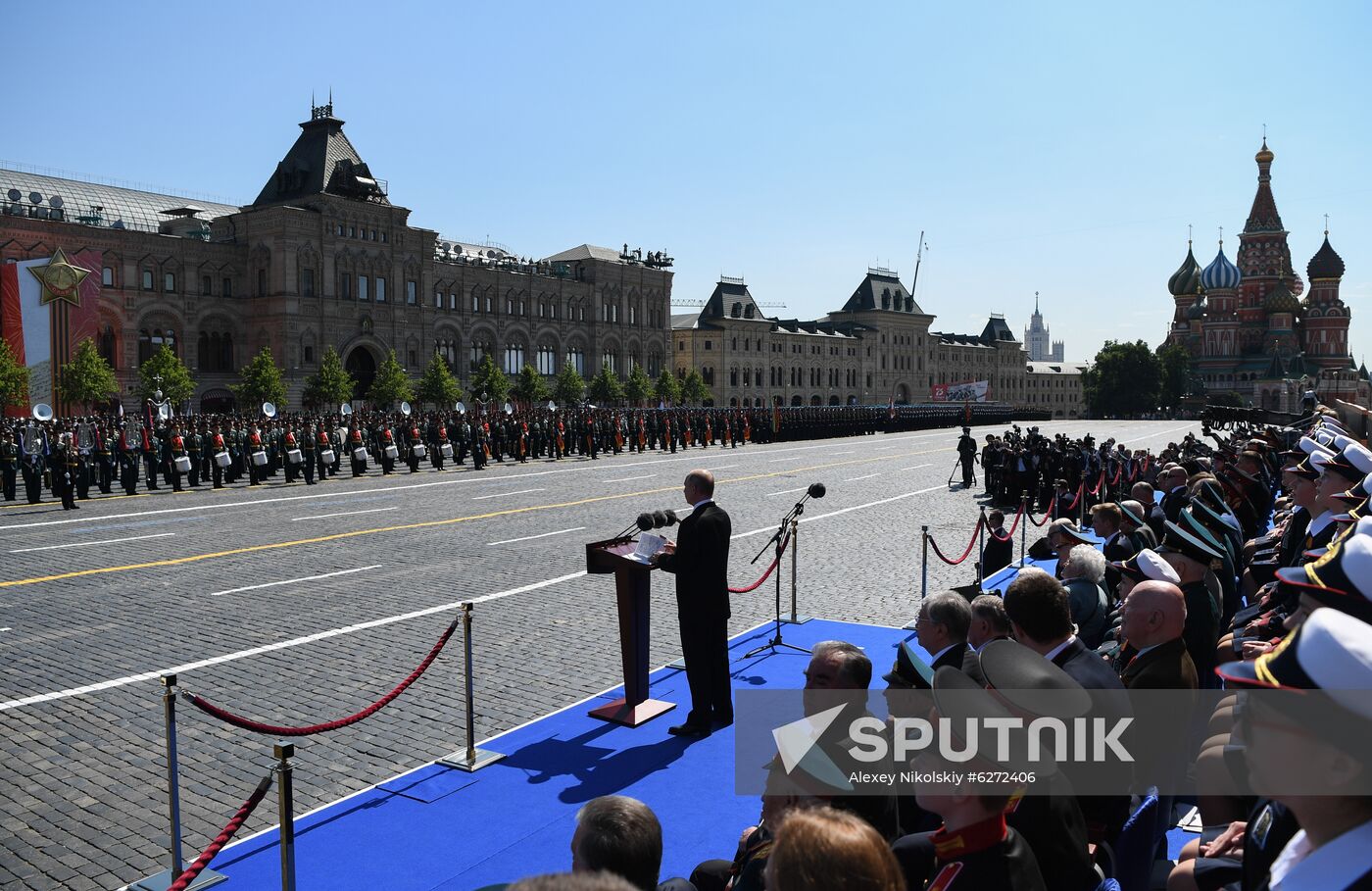 Russia Putin WWII Victory Anniversary