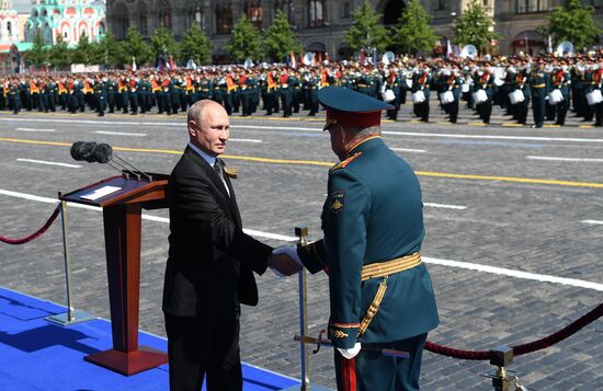 Russia Putin WWII Victory Anniversary