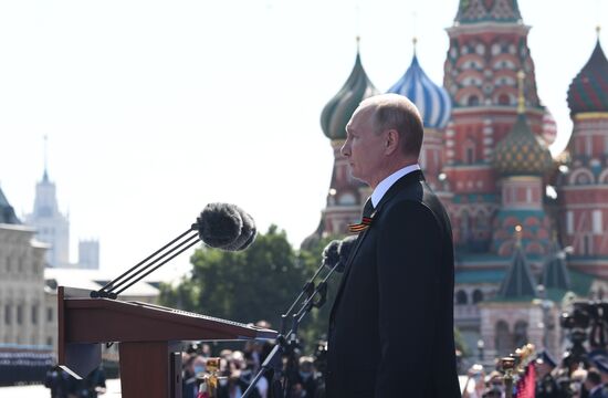 Russia Putin WWII Victory Anniversary