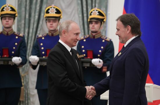Russia Putin State Awards