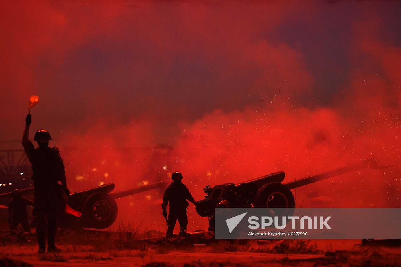 Fireworks across Russia marking 75th anniversary of Victory in World War II