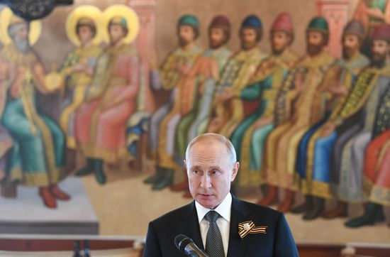 Russia Putin WWII Victory Anniversary