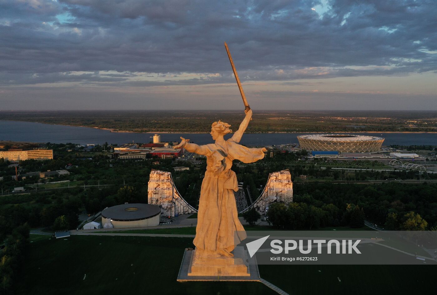 The Motherland Calls monument unveiled after restoration