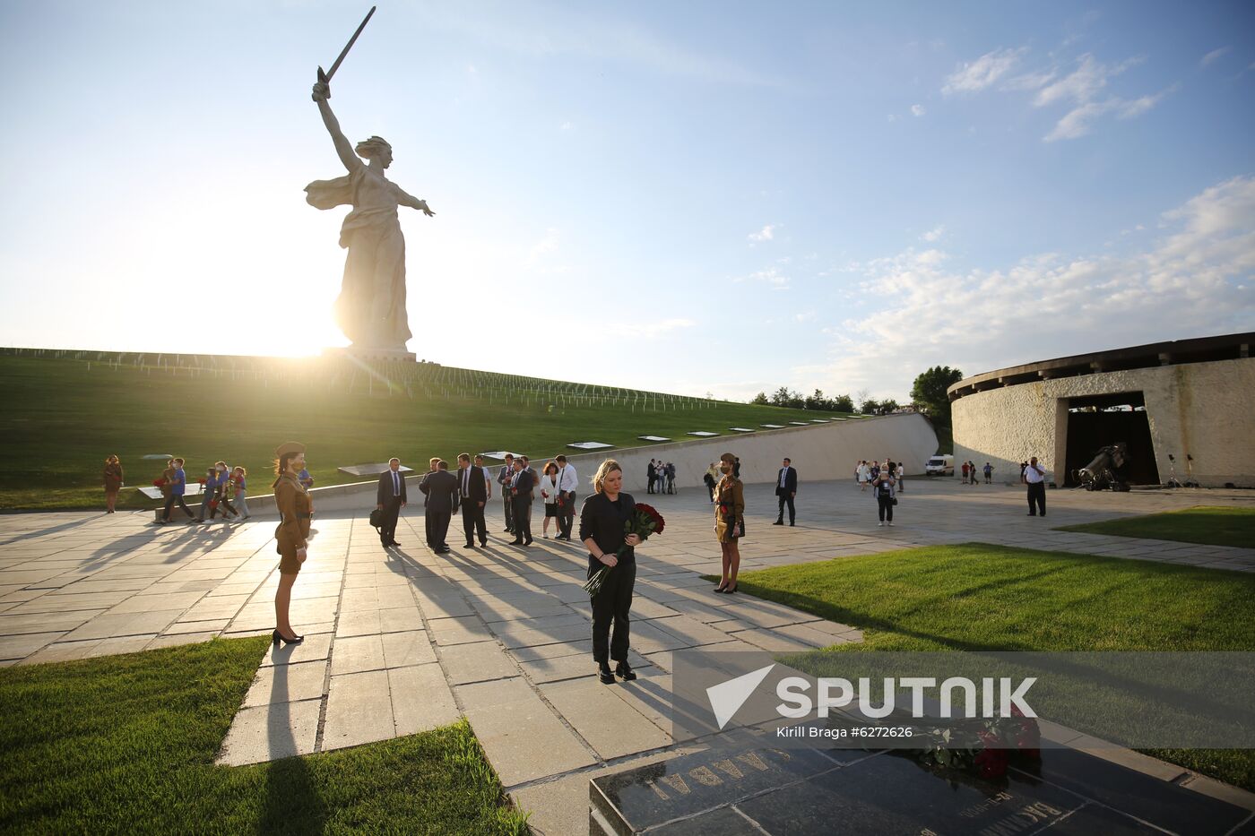 The Motherland Calls monument unveiled after restoration