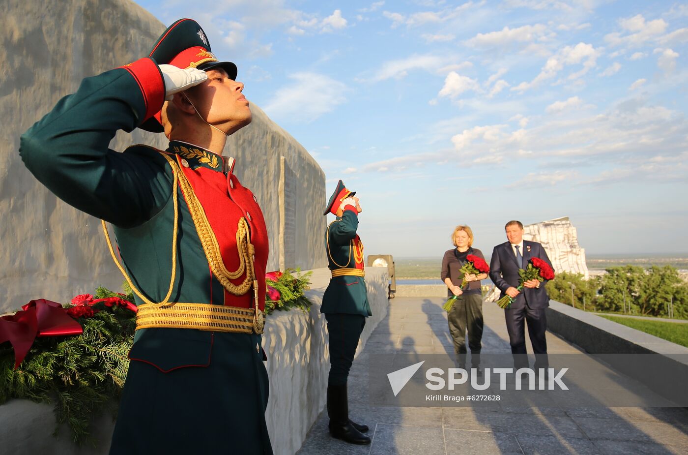 The Motherland Calls monument unveiled after restoration