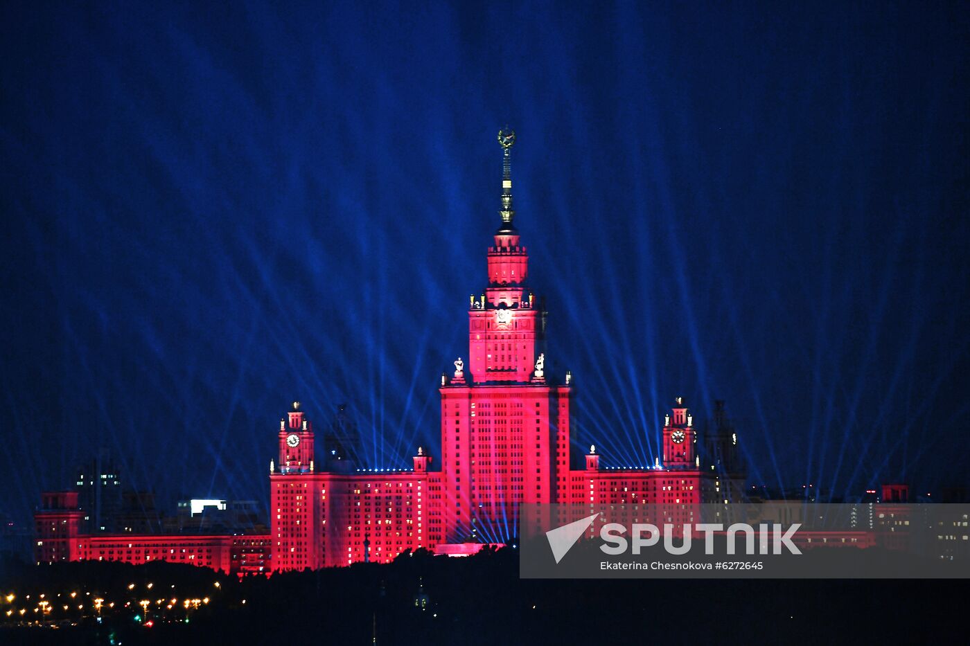 Rays of Victory event in Moscow