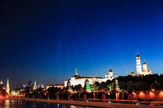 Rays of Victory event in Moscow