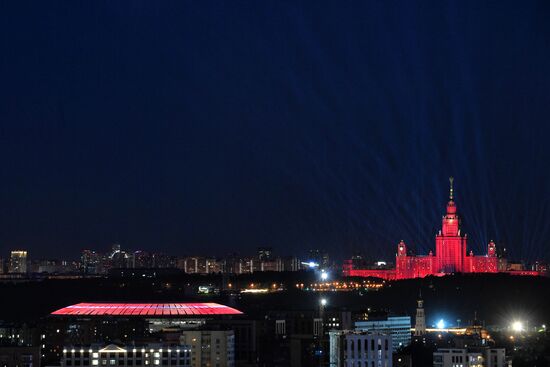 Rays of Victory event in Moscow