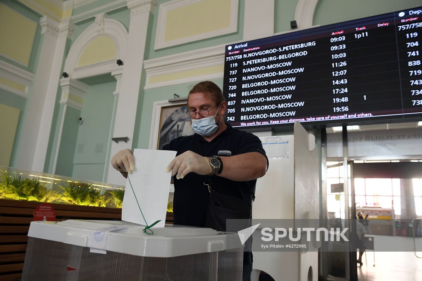 Russia Constitutional Reform Voting