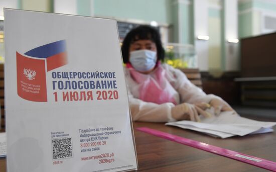 Russia Constitutional Reform Voting