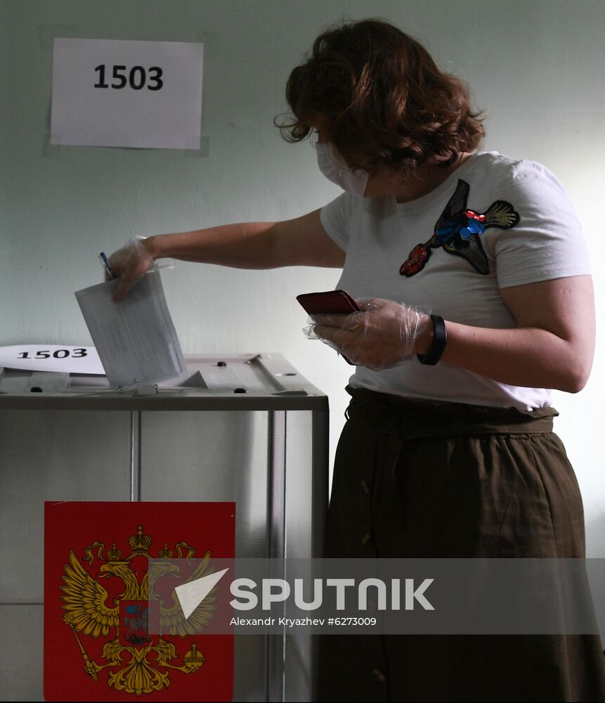 Russia Constitutional Reform Voting