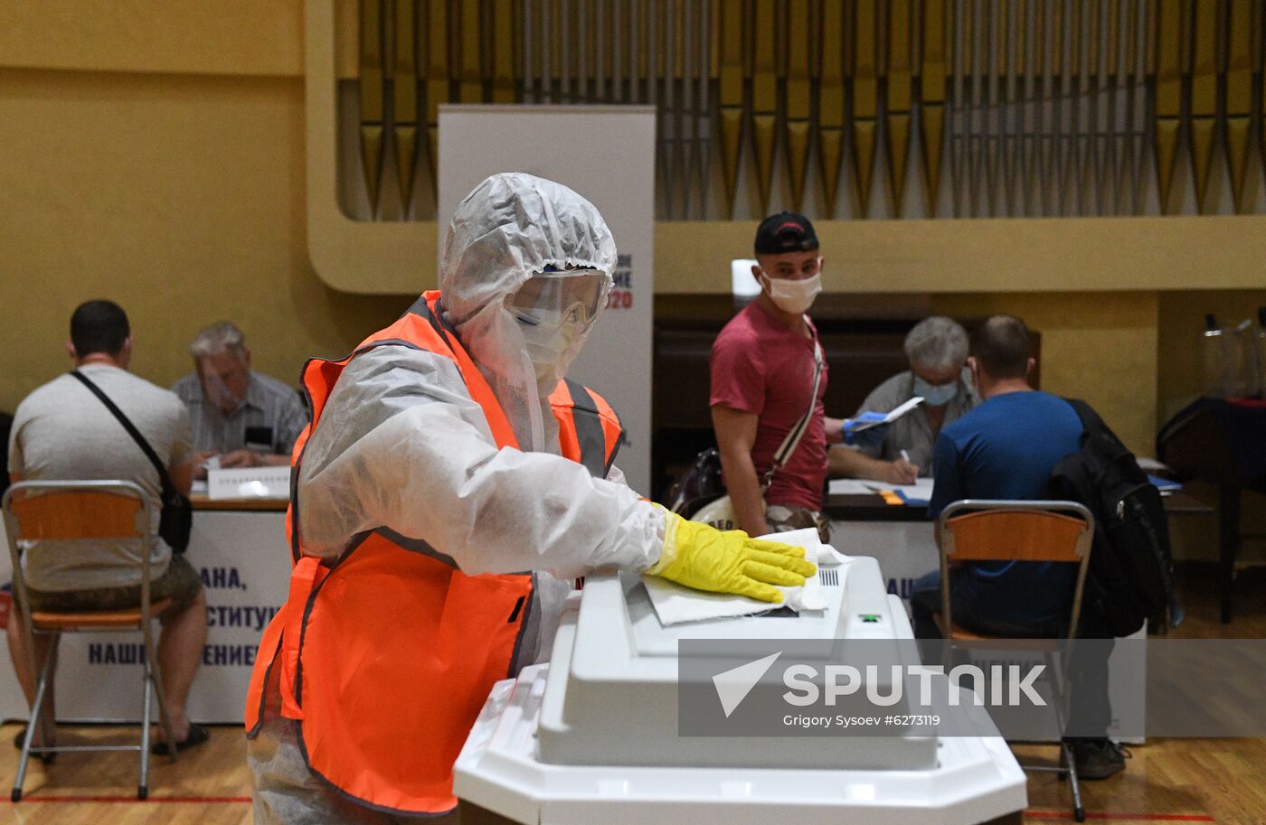 Russia Constitutional Reform Voting