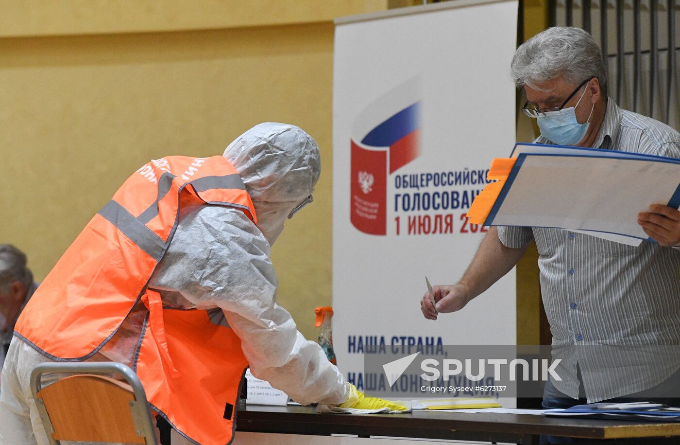 Russia Constitutional Reform Voting