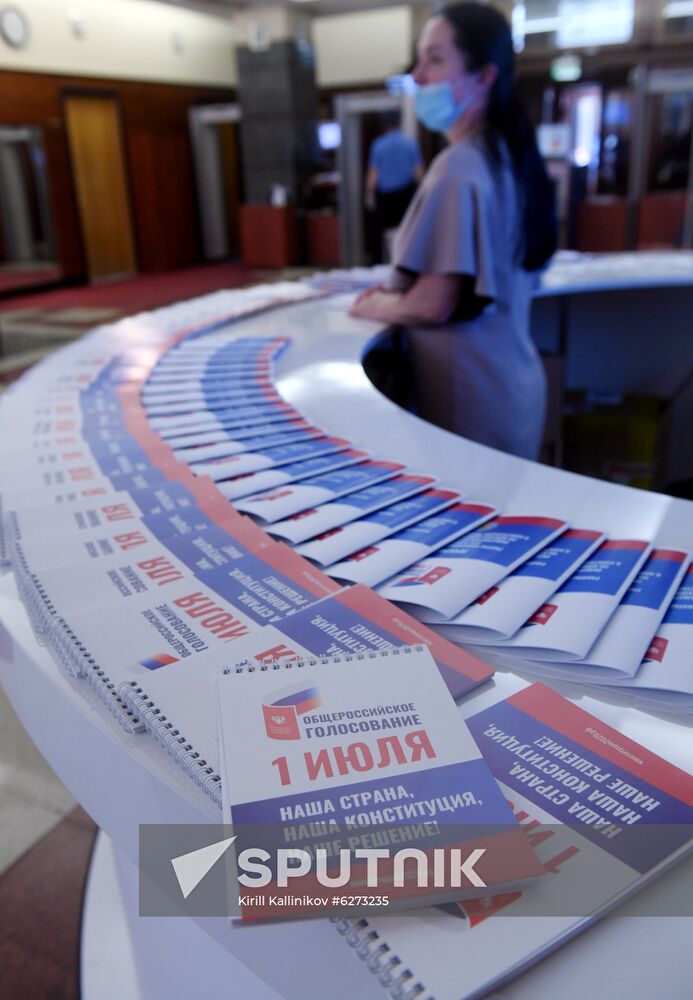 Russia Constitutional Reform Voting