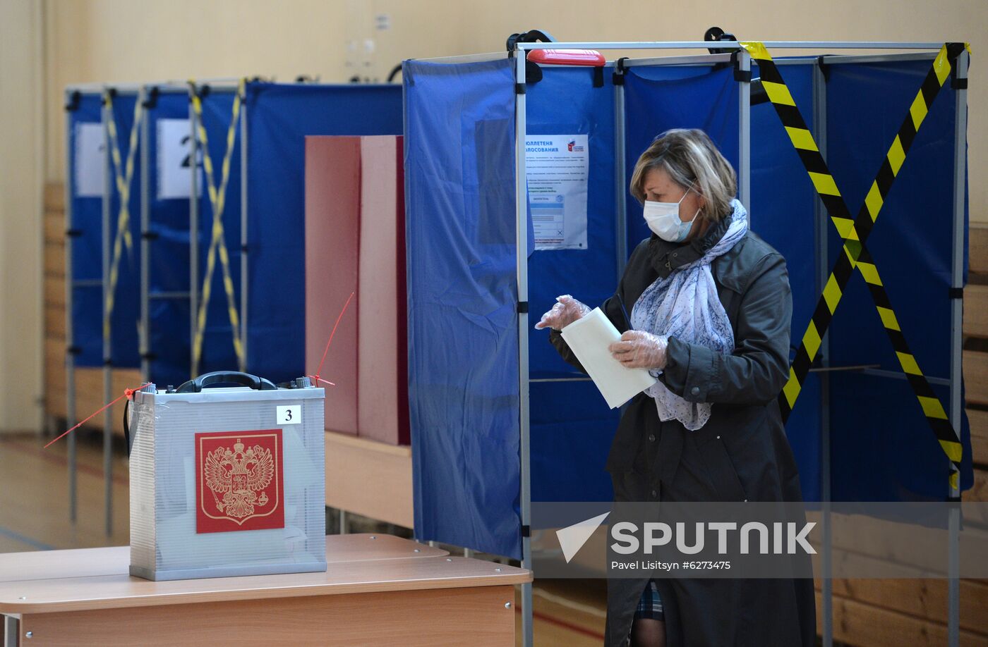 Russia Constitutional Reform Voting