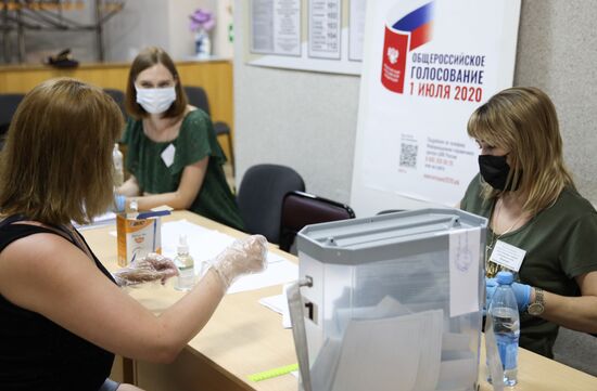 Russia Constitutional Reform Voting