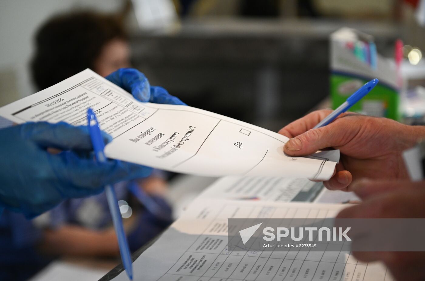 Russia Constitutional Reform Voting