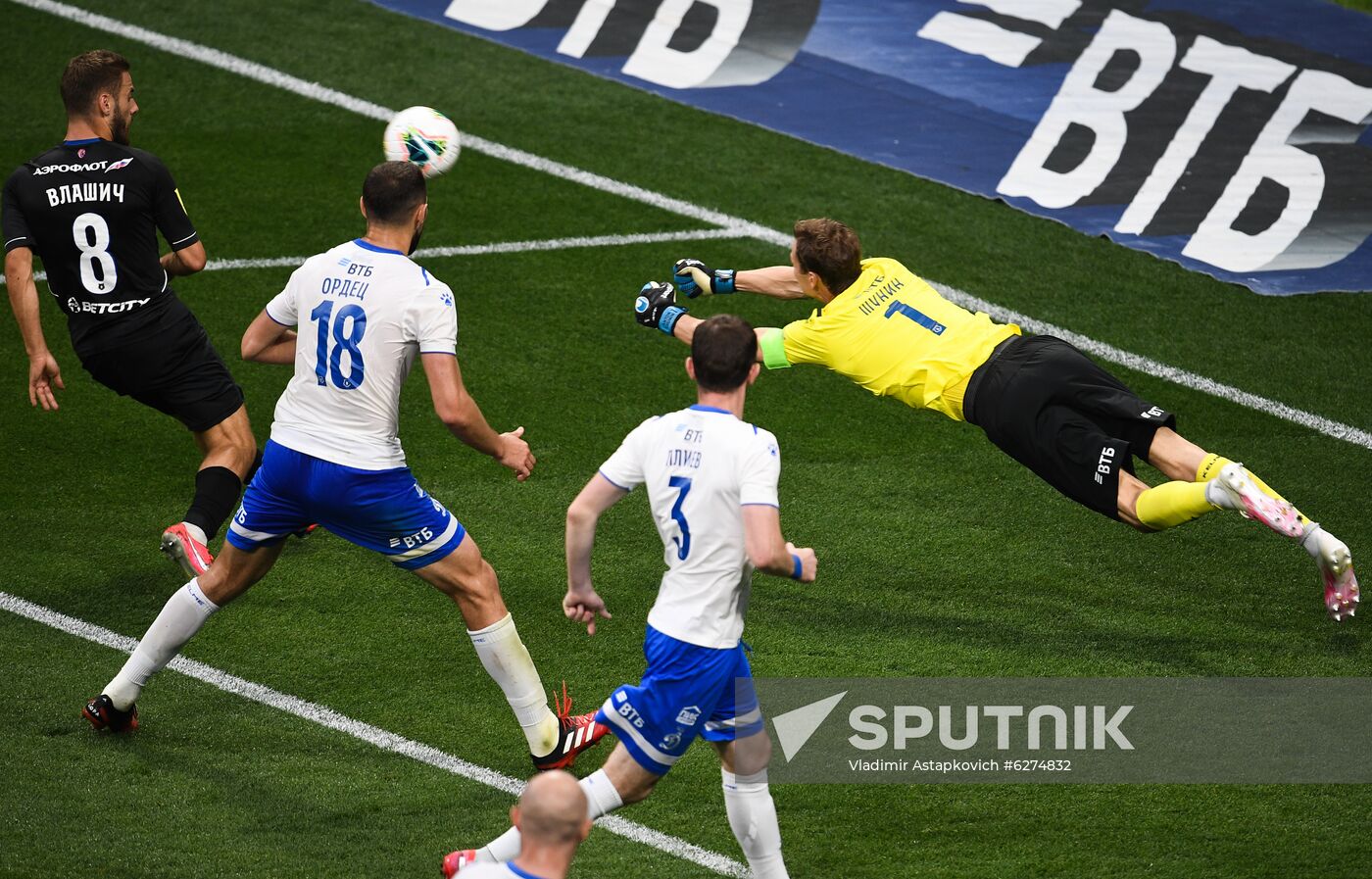 Russia Soccer Premier-League Dynamo - CSKA