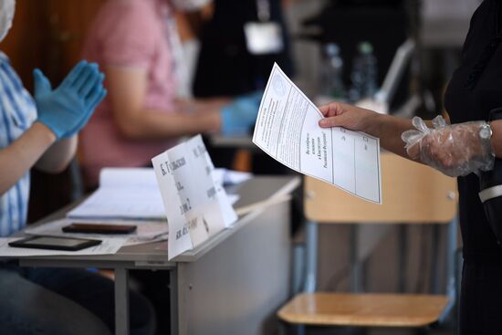 Russia Constitutional Reform Voting