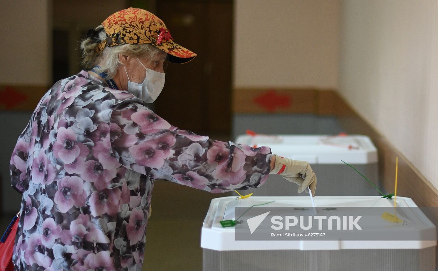 Russia Constitutional Reform Voting