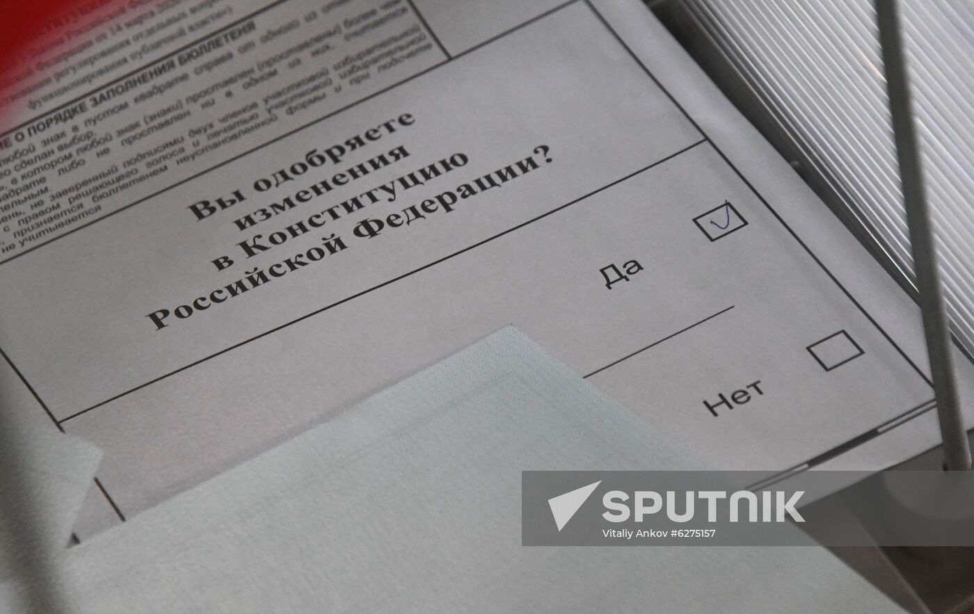 Russia Constitutional Reform Voting