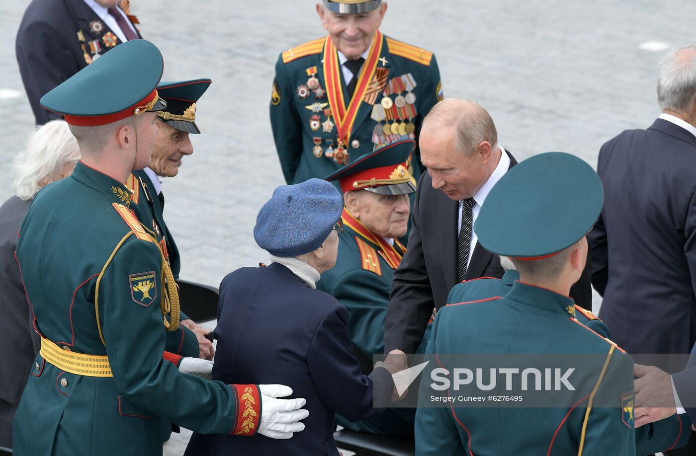 President of Russia Vladimir Putin and President of Belarus Alexander Lukashenko unveil Rzhev Memorial to Soviet Soldiers