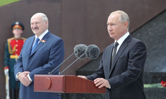Russia Putin Rzhev Memorial