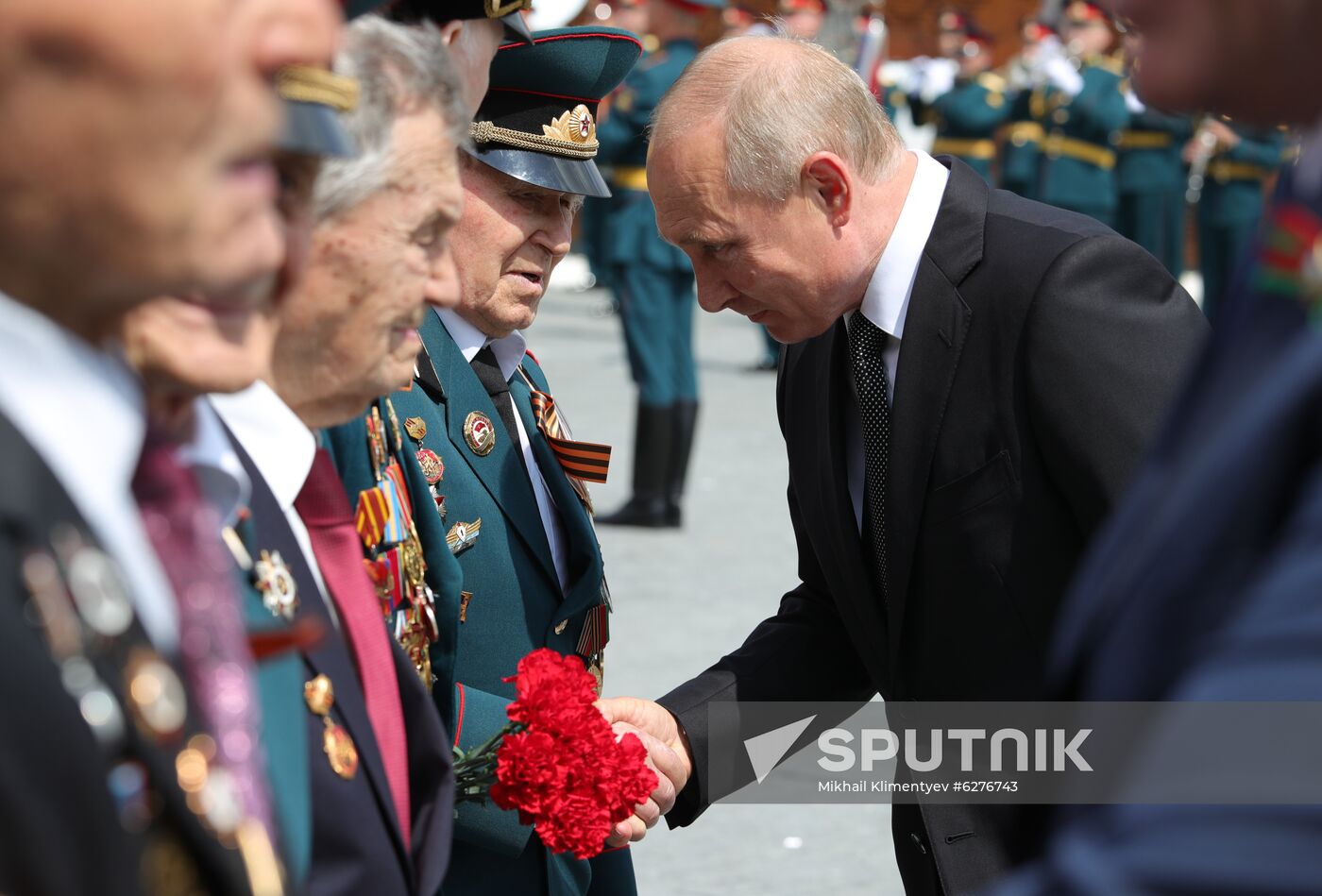 President of Russia Vladimir Putin and President of Belarus Alexander Lukashenko unveil Rzhev Memorial to Soviet Soldiers