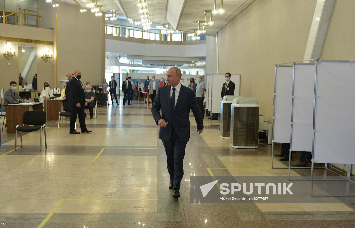 Russia Putin Constitutional Reform Voting