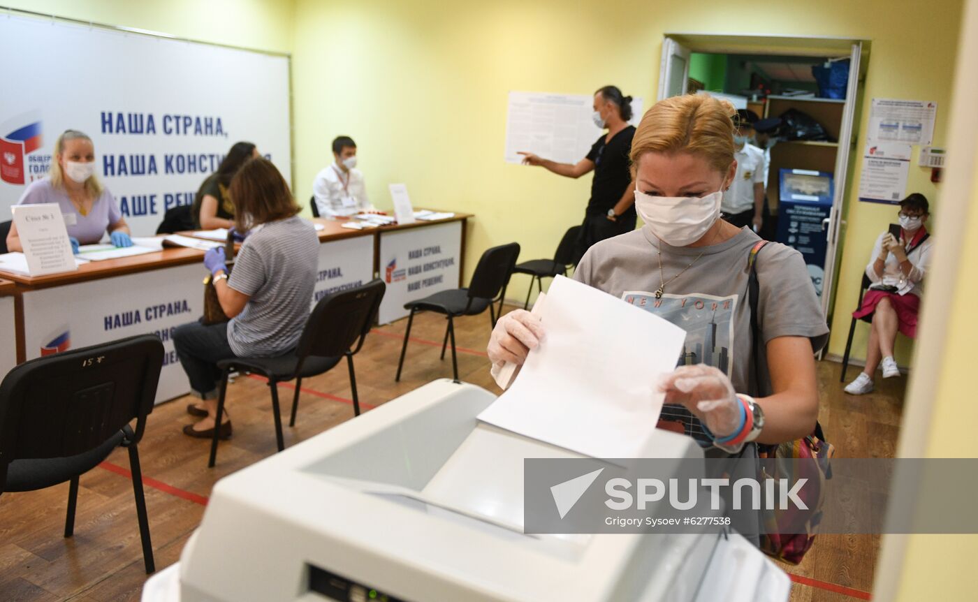 Russia Constitutional Reform Voting
