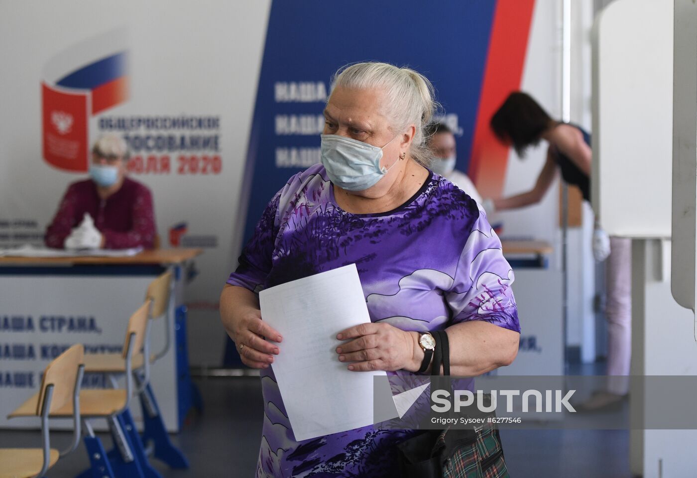 Russia Constitutional Reform Voting