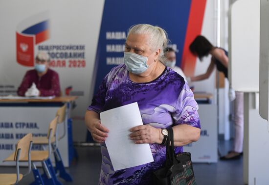 Russia Constitutional Reform Voting