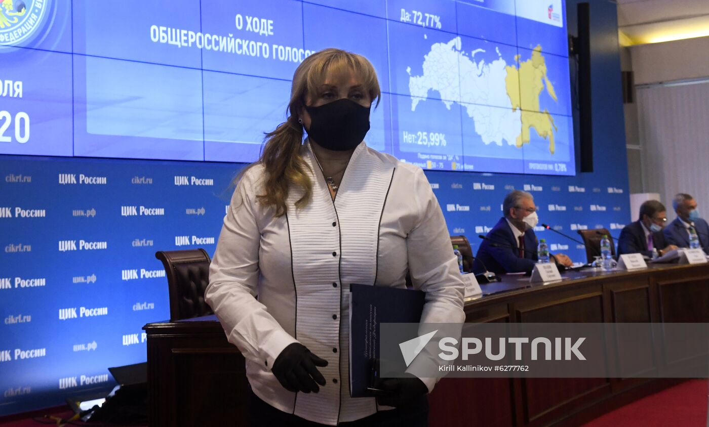 Russia Constitutional Reform Voting