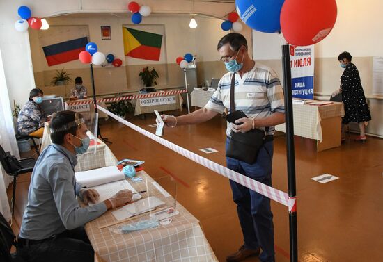 Russia Constitutional Reform Voting