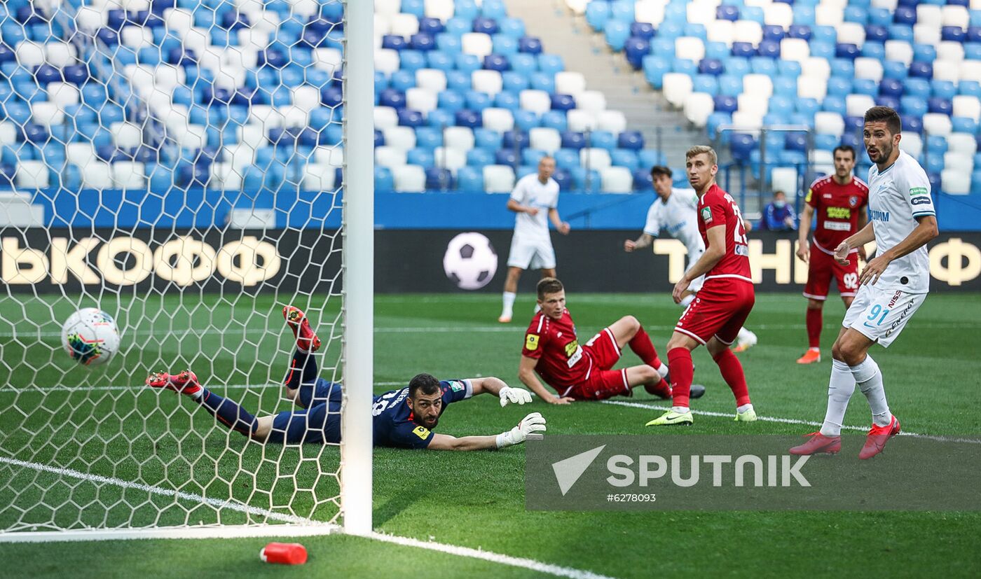 Russia Soccer Premier-League Tambov - Zenit