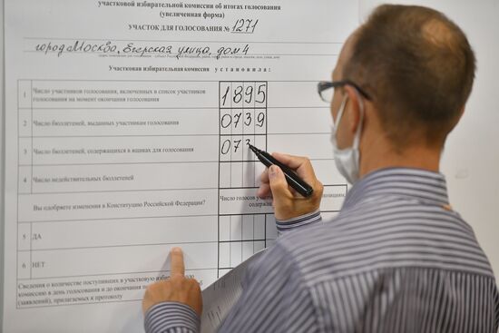 Russia Constitutional Reform Voting