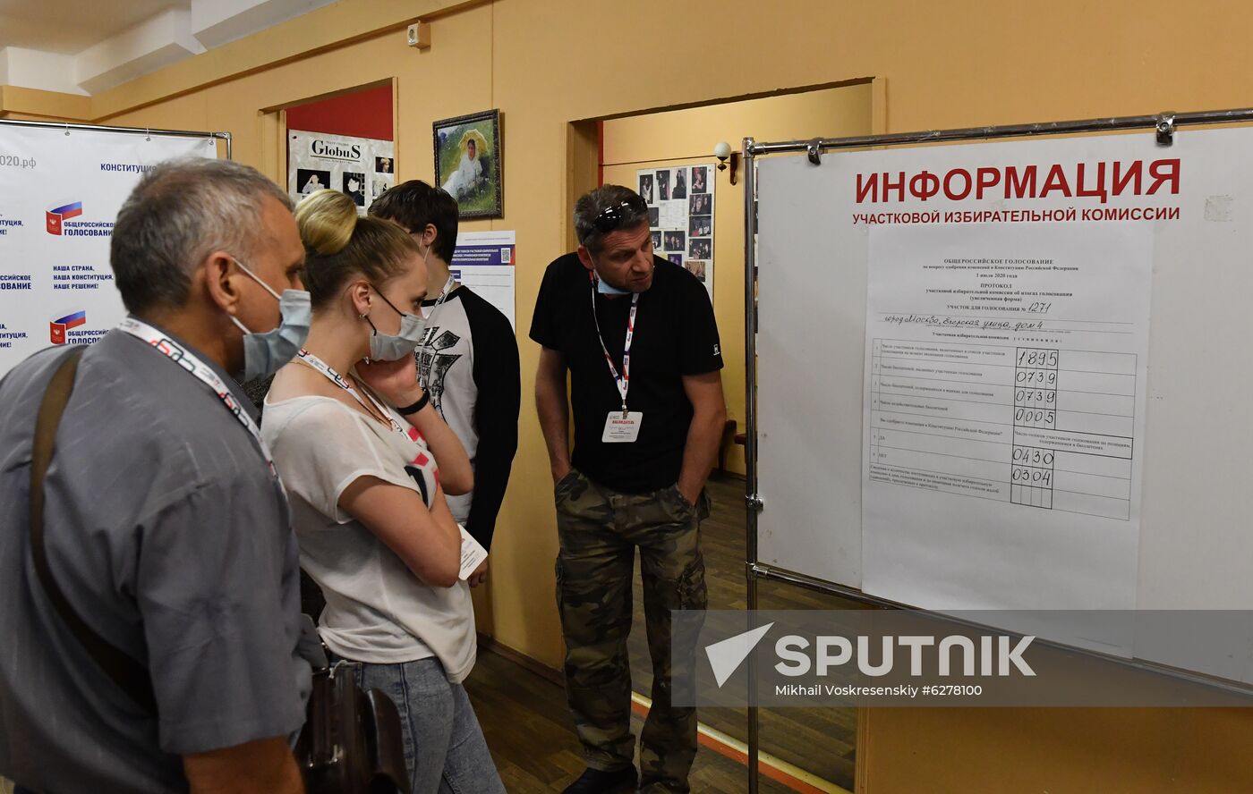 Russia Constitutional Reform Voting